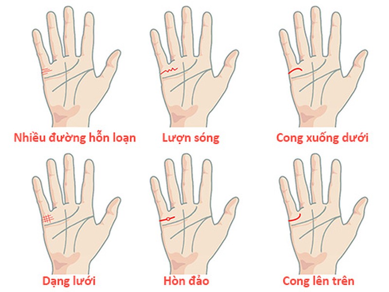 Coi bói chỉ tay cho bàn tay có 2 đường tình cảm & bàn tay không có đường tình duyên (p5)
